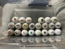 Logo/ Ad Golf Balls Lot Of 22; Various Brands