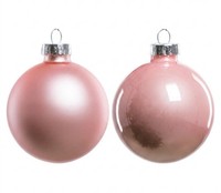 Trendline Christbaumkugeln 20 Kugeln Ø 6 Cm Glas Rosa Weihnachtskugeln