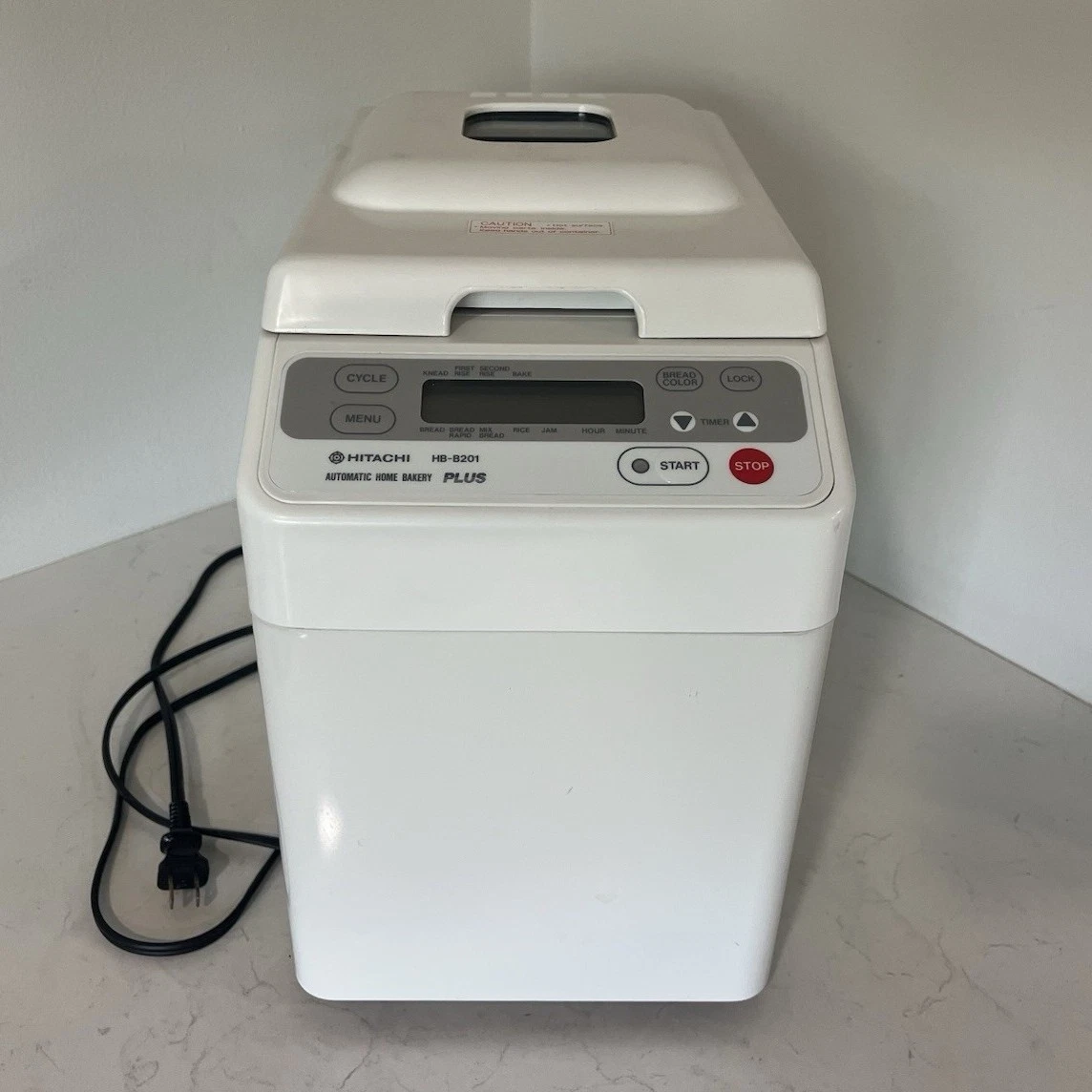 Hitachi HB-B201 Bread Machine 2 lb Loaf Timer LCD Display White 660W
Opens in a new window or tab