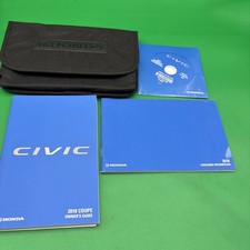 2018 Honda Civic Coupe Owners Manual With Case