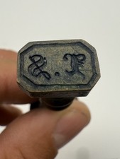 ancien sceau tampon R P