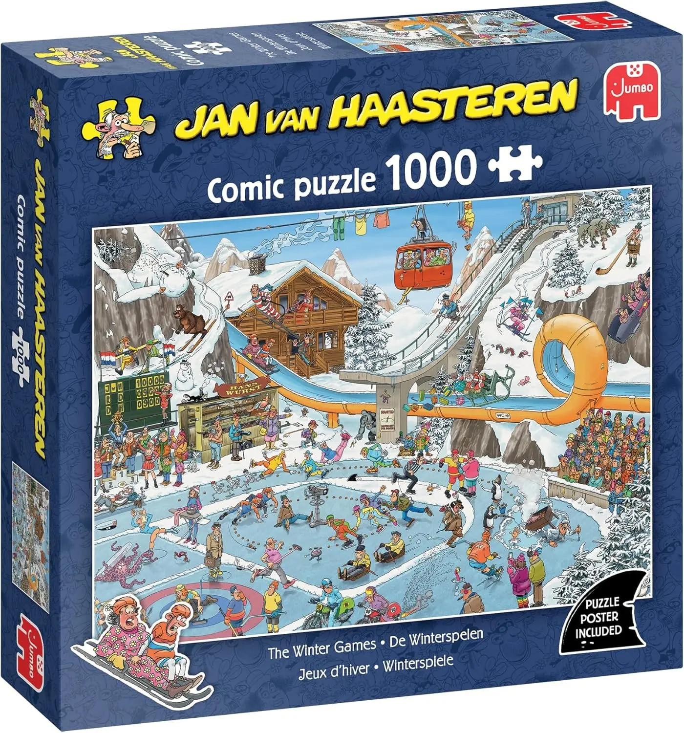 Jumbo Mehrfarbig Winterspiele (1000 Teile) - Bild 8