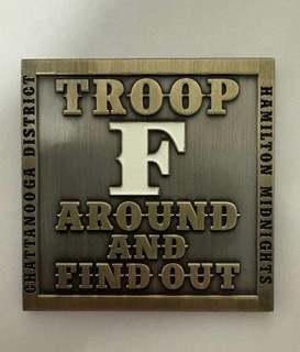 Tennessee Highway Patrol New GLOW IN DARK Chattanooga District Coin