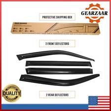 For 2003-2008 Honda Pilot Window Visor Vent Shade Sun Rain Guards Wind 4pcs