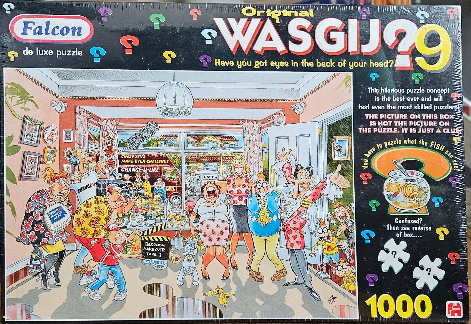 Wasgij Retro Original 9 Home Improvements Unique 1000 Piece Jigsaw SEALED -GT56