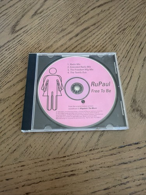 #ad #ad RuPaul Free to Be PROMO CD From Wigstock The Movie 1995 $37.95