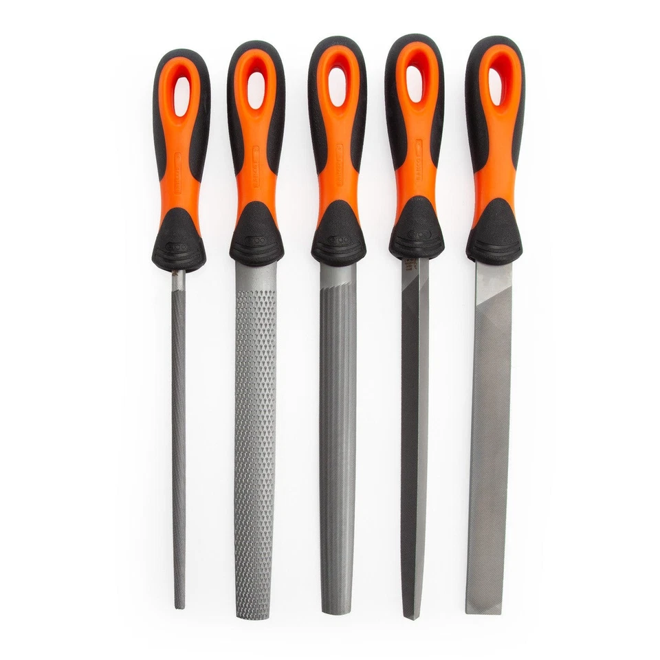 Bahco 1-477-08-2-2 Ergo Ensemble De Limes D'Ingénieur Assorties 200Mm (5 Pièce) - Photo 1/1