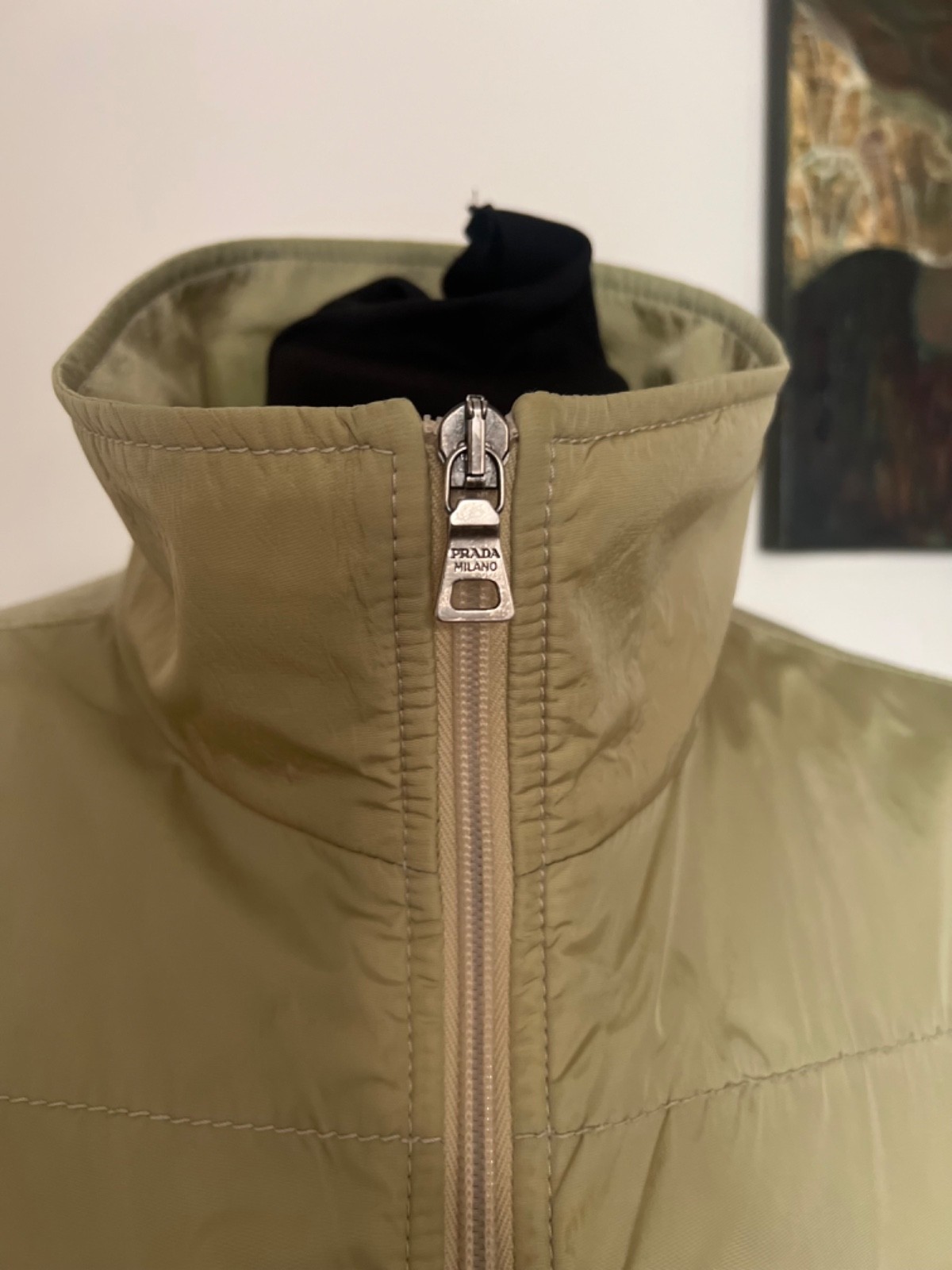 Vintage Prada Jacket Size S Oversized Unisex Fit (M/L) Designer Outerwear thumbnail 12