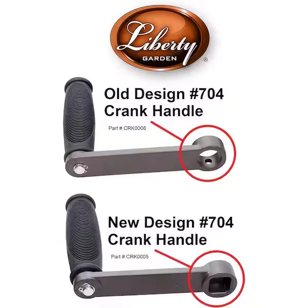 LIBERTY GARDEN Cast Aluminum Crank Arm Replacement - Bronze, Round Housing - Image 4 of 4