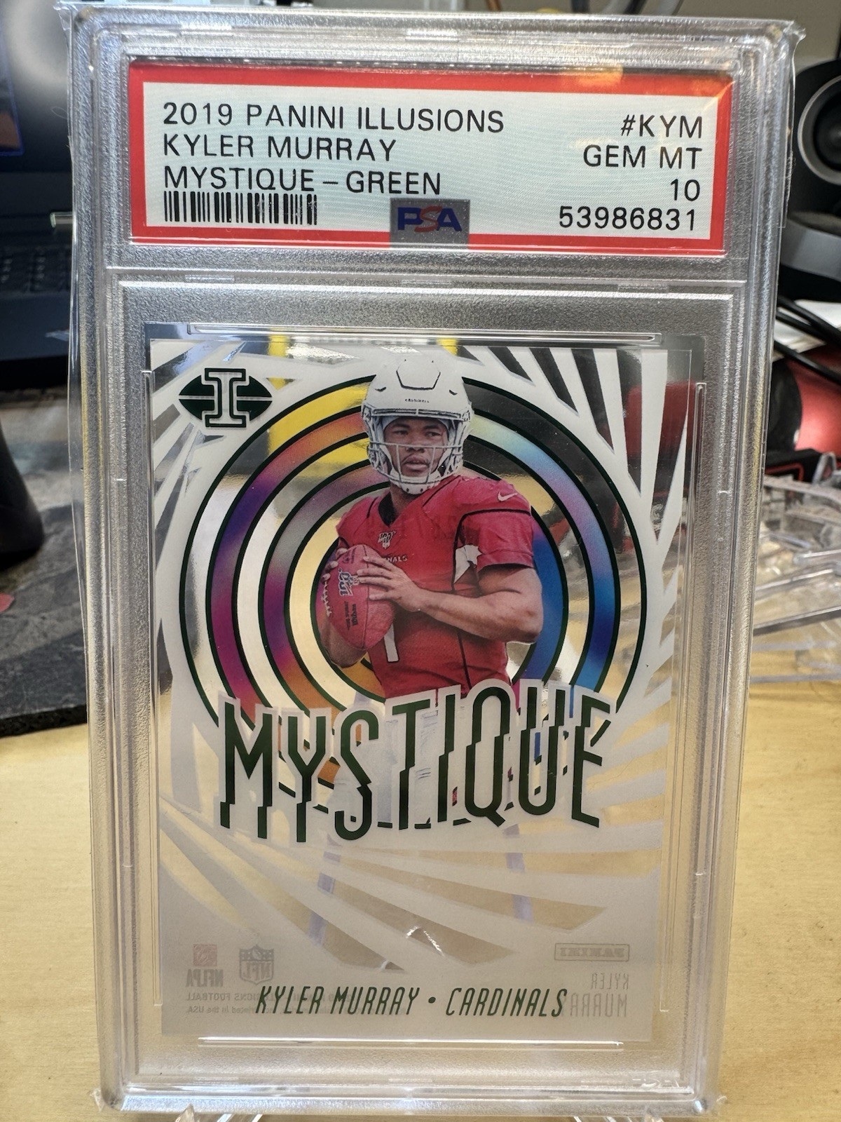 Kyler Murray Panini Illusions Mystique #KYM Green