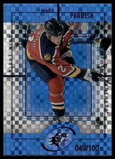 1999-00 SPx Radiance Blue Parallel Mark Parrish /100 Florida Panthers #68