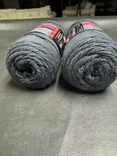 Red Heart Super Saver Charcoal Gray, 4 Ply Acrylic, 2 Pack, 7 oz