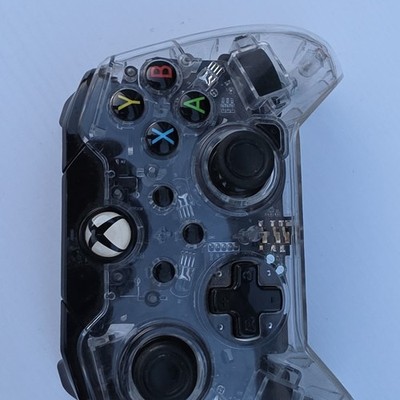 Microsoft Xbox One Wireless Controller - Transparent Clear Black Gamepad