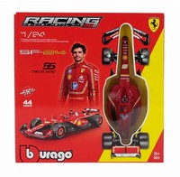 Burago 1/24 Kit Ferrari F1 SF24 Sainz 2024 Statisches Modell Diecast