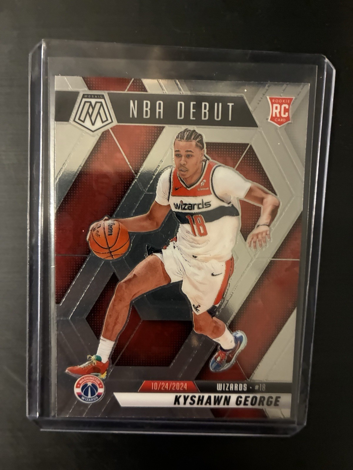 2024-25 Mosaic Basketball Kyshawn George NBA Debut #256