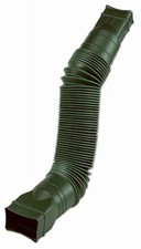 Przedłużenie downspout, elastyczne zielone poli, rozciąga się 24 - 55 cali - 85011