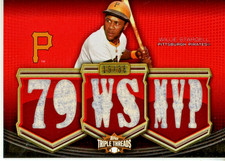 2010 Topps Triple Threads Willie Stargell game used relics baseball card /36