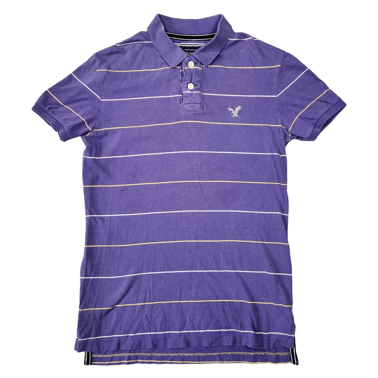 Y2k American Eagle Polo Shirt Men S Vintage Preppy 2000s Beachy Surf Punk Grunge