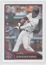 2011 Topps Lineage Cloth Stickers Carl Crawford #TCS21 f1w