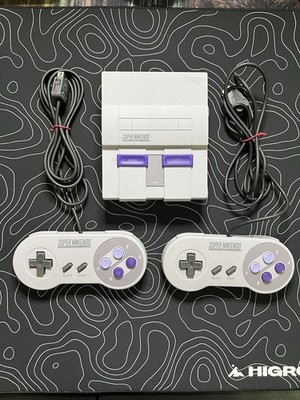 Nintendo Super NES Classic Edition CLV-201 Console w/ 2 Controllers HDMI -Tested