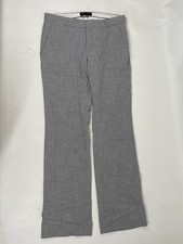 Banana Republic Logan Flat Front Belted Pants Womens Size 2 Gray