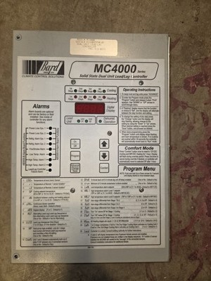 Bard MC4000 Dual Unit Lead/Lag Controller Metal MPN 7961-312-0229
