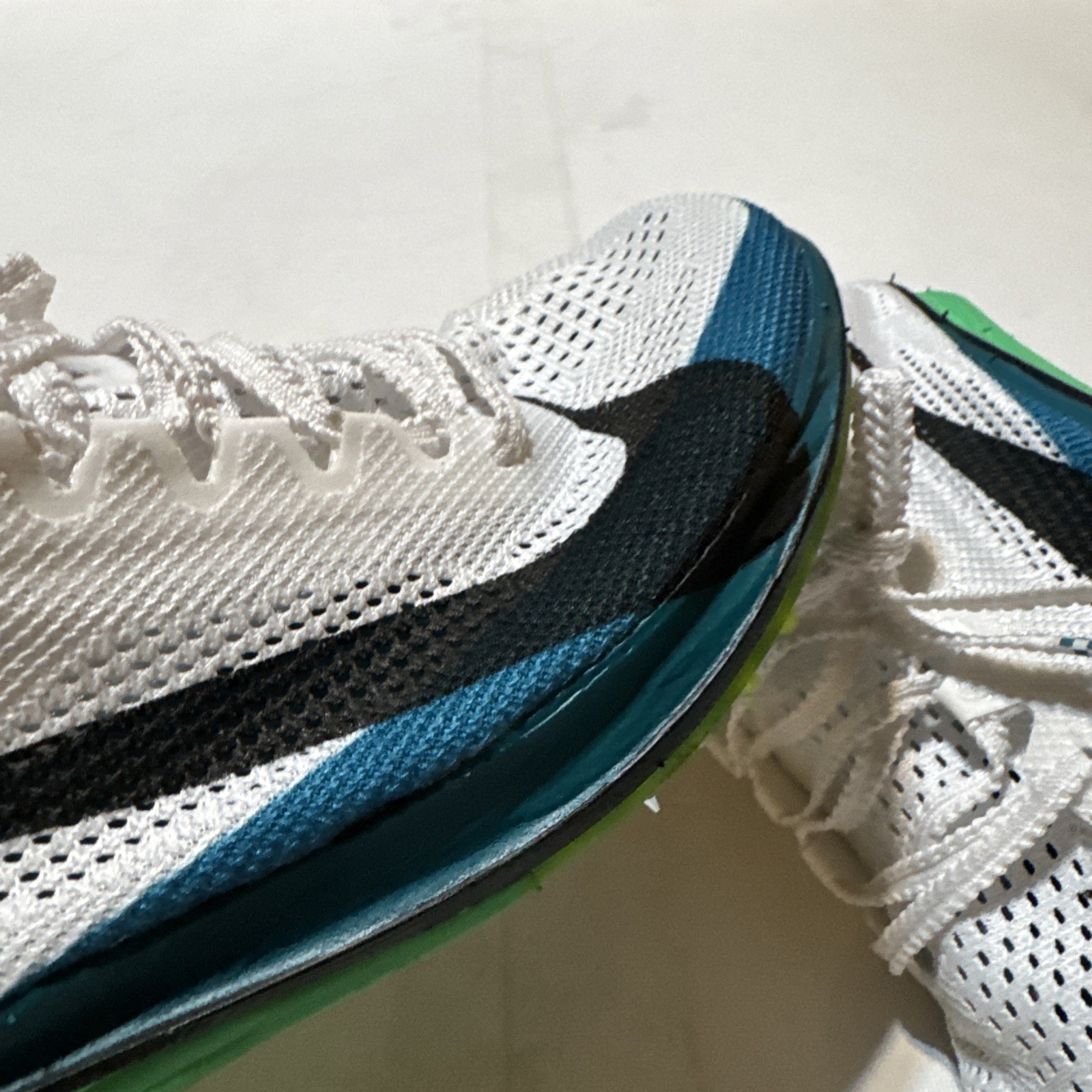 Nike ZoomX Dragonfly 2 Elite Track Spikes White Blue FZ9315-102 Mens 4.5 thumbnail 9