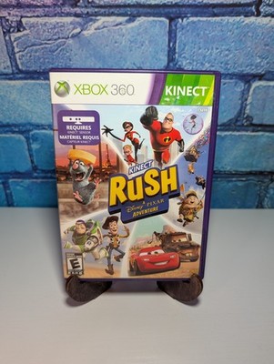 Kinect Rush: A Disney Pixar Adventure (Microsoft Xbox 360, 2012) Game and Case
