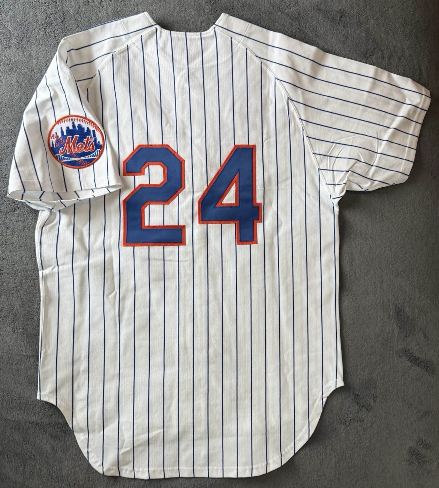 Willie Mays 1973 New York Mets Mitchell & Ness Jersey Size XL Willie's Estate  - image 3