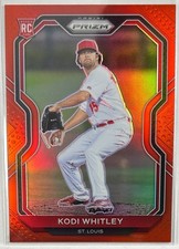 2021 Panini Prizm #104 Kodi Whitley Red Prizm RC St. Louis Cardinals