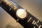 STUNNING VINTAGE ESTATE SIGNED STERLING SILVER BEE MOP SZ 6 RING! G38091