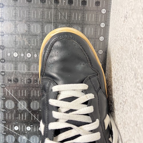 Scarpe da allenamento vintage Converse Weapon Mid Top da uomo taglia 13 avorio naturale nere - Foto 13 di 14