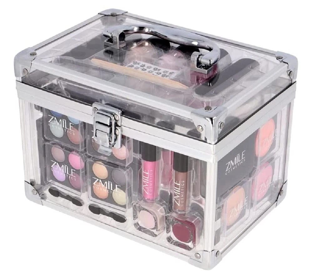 Acrylic Clear Vanity Case Vegan Cosmetics with Make Up Make Up Se...