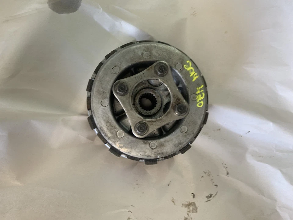 2010 Honda Rancher 420 Trx420 Complete Clutch W Plates Basket Hub - Image 2 of 4