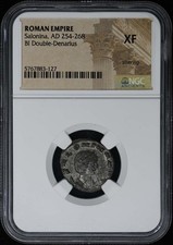 Salonina, AD 254-268 ROMAN EMPIRE BI Double-Denarius NGC XF