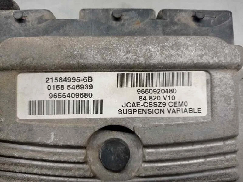 9650920480 centralina motore per PEUGEOT 607 (S2) 2.7 HDI FAP CAT 2004 4755414 - Immagine 4 di 4