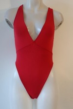 Womens Only Hearts Red One Piece Beach Swimsuit S