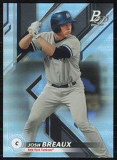 Josh Breaux 2019 Bowman Platinum Top Prospects #TOP-69 New York Yankees