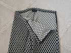 Karen Kane Size Large Black & White Diamond Side Zip Stretch Cropped Capri Pants — photo 7
