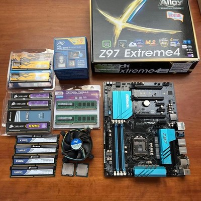 Z97 Extreme4 Motherboard I5-4460 Cpu Ram Kit Desktop Pc Components Atx Gaming
