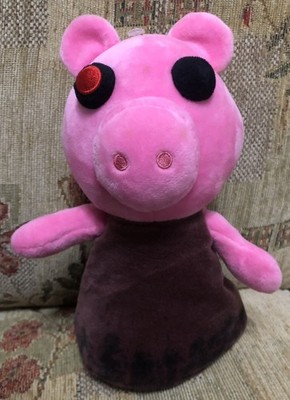 Phat Mojo MiniToon Roblox Schweinchen Plüsch 8 Zoll hoch rosa Schwein im Kleid JANUAR 2021 Spielzeug