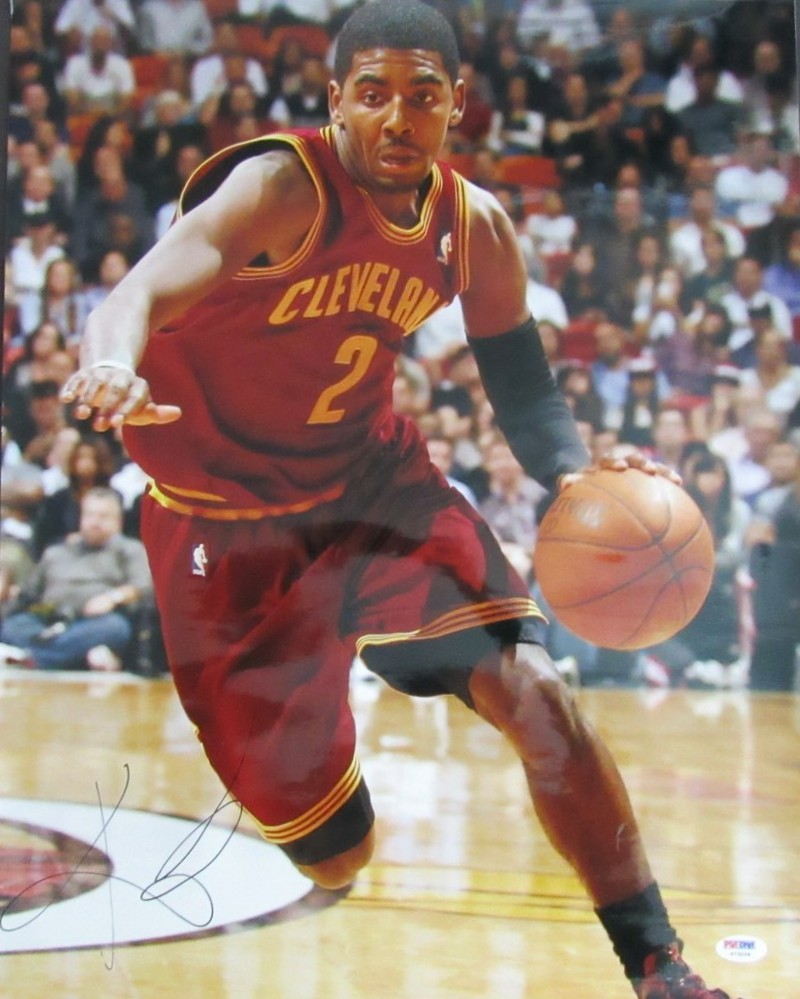 Kyrie Irving Signed/Autographed 16x20 Photo Cleveland Cavaliers PSA/DNA 203410 