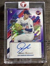 2025 Topps Pristine - Roki Sasaki #PA-RS Purple Pristine Pulsar Autograph /99 RC