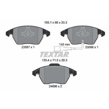 Satz Bremsbeläge Bremsklötze vorne für Seat Altea 5P1 XL 5P5 Leon 1P1 | 32741