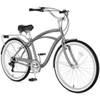 MOONCOOL Beach Cruiser Bike, 24 inch Commuter Bicycle for Adult Men and Women