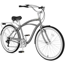 MOONCOOL Beach Cruiser Bike, 24 inch Commuter...