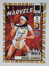 Rickea Jackson 2025 Donruss WNBA Net Marvels 6 Los Angeles Sparks
