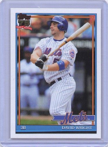 David Wright #T91-66 2026 Topps 1991 card