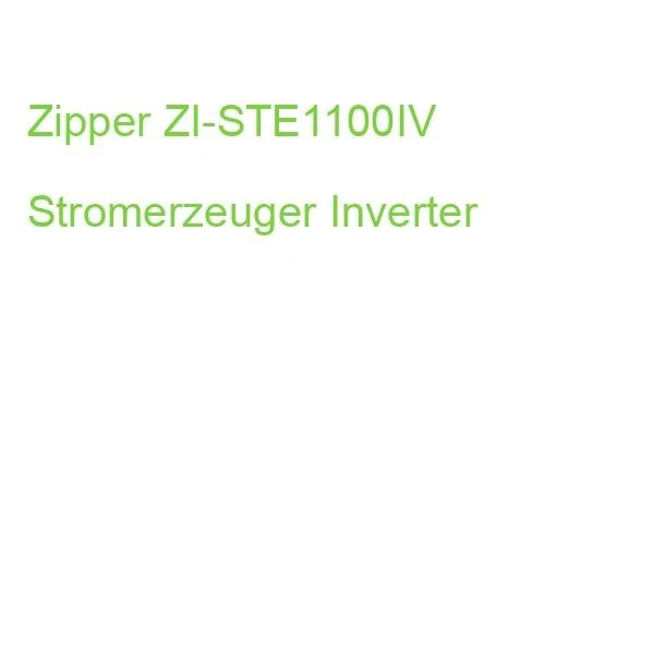 Zipper ZI-STE1000INV Stromerzeuger Inverter (9120039234786) - Bild 2 von 2