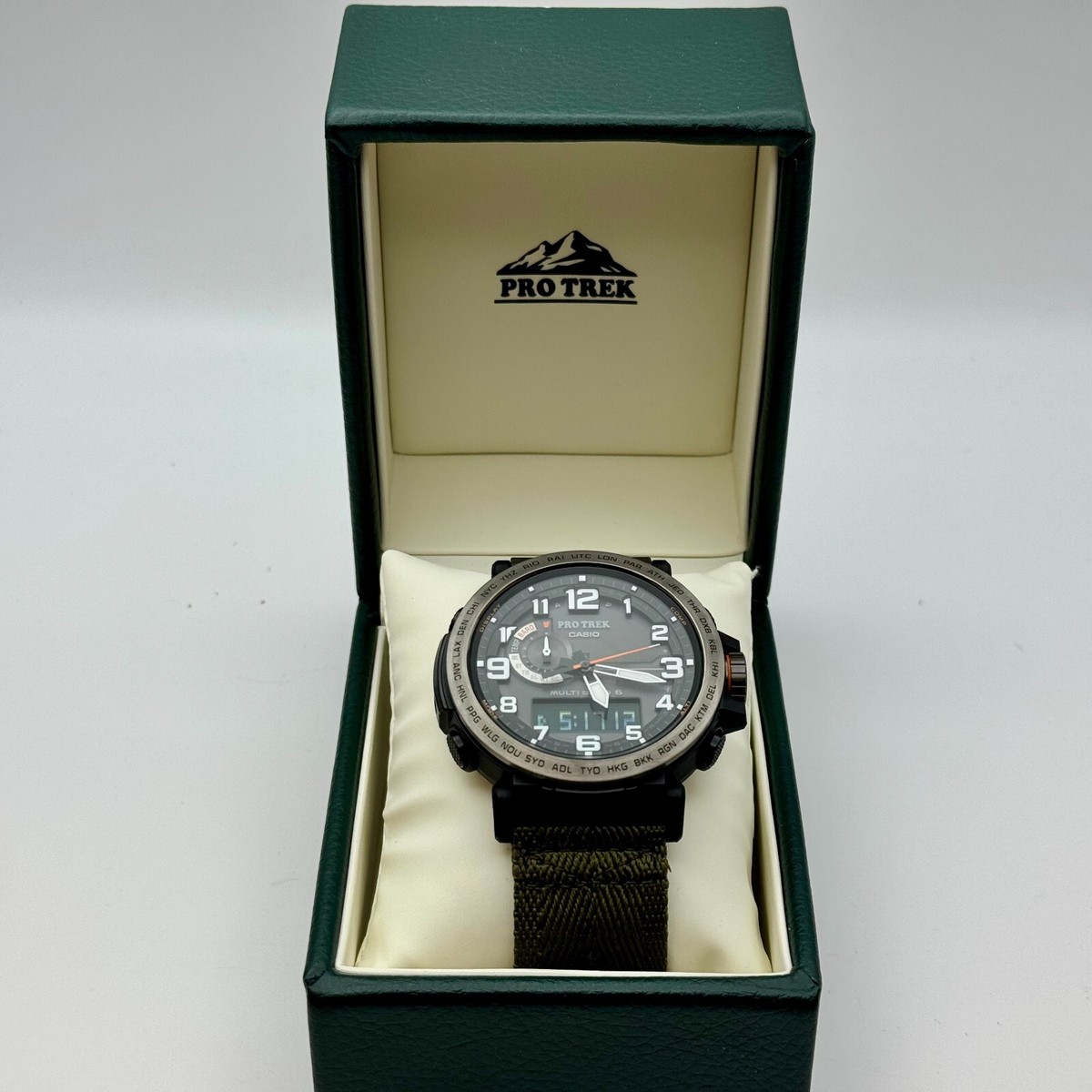 Brand New CASIO PRO TREK PRW-6600YB-3JF Solar Radio Triple Sensor